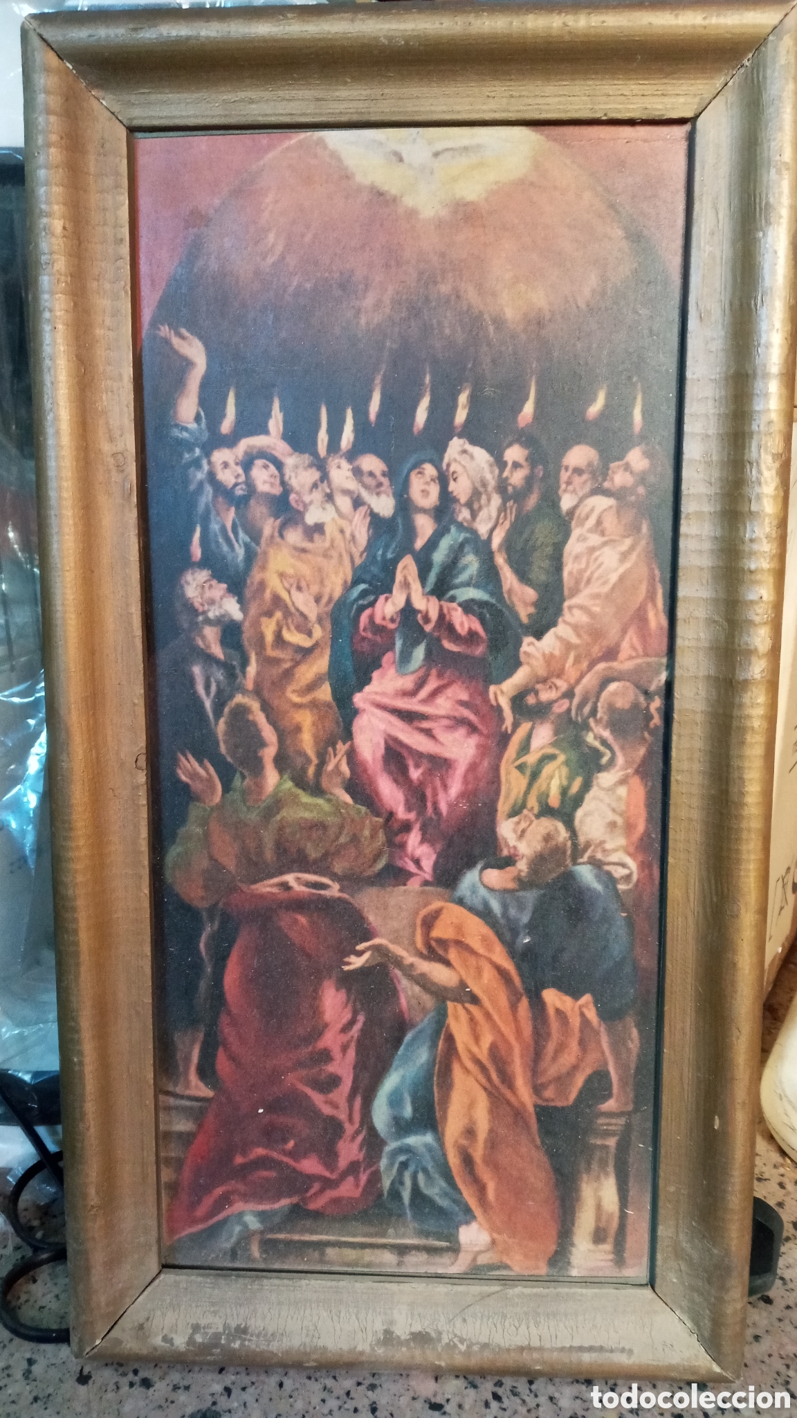 Arte: ANTIGUO CUADRO RELIGIOSO