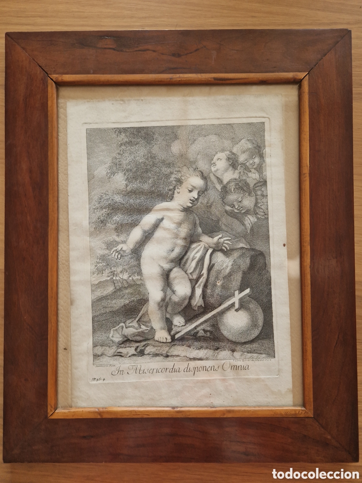 Arte: Grabado de Fabio Berardi de 1754 - Foto 1
