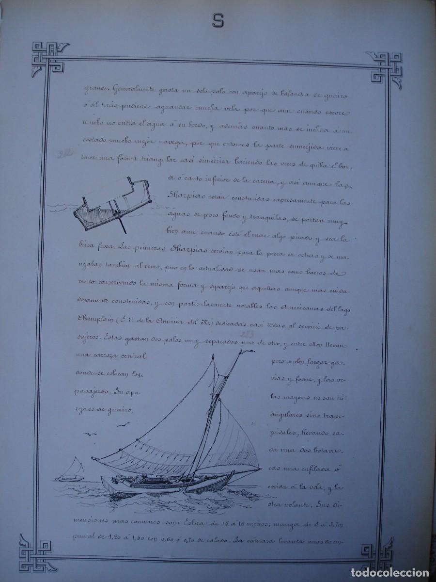 Arte: BUQUE SHARPIA PESQUERO DE OSTRAS . MARINA - Foto 1