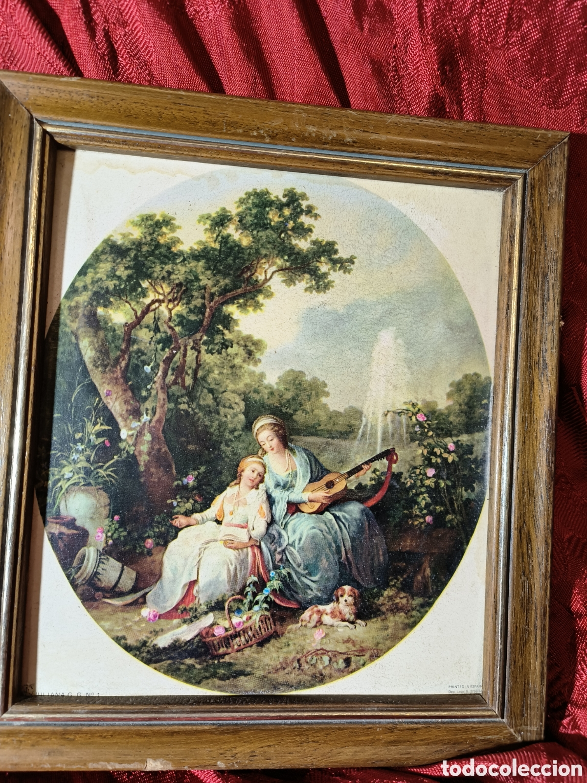 Arte: Cuadro con escena rom&aacute;ntica - Foto 2