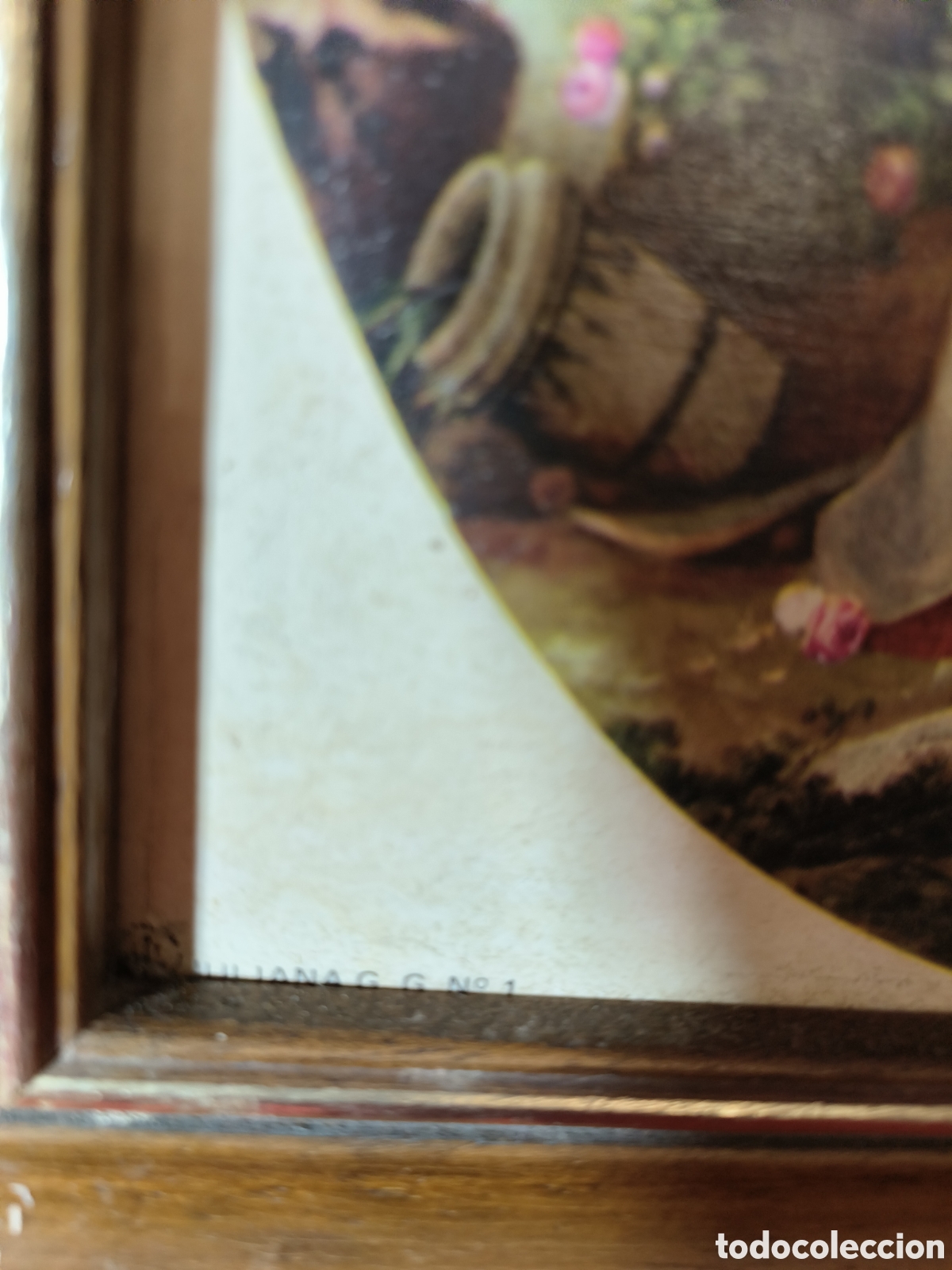 Arte: Cuadro con escena rom&aacute;ntica - Foto 4