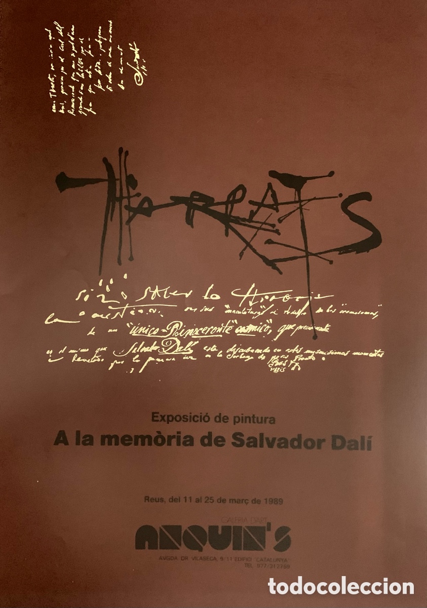 Arte: Poster exposici&oacute;n Tharrats - Foto 1