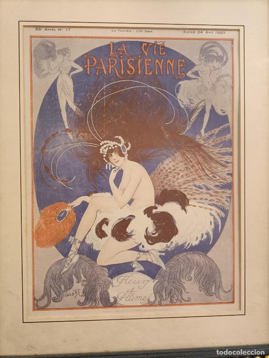 Arte: L&aacute;mina vintage enmarcada. - Foto 2