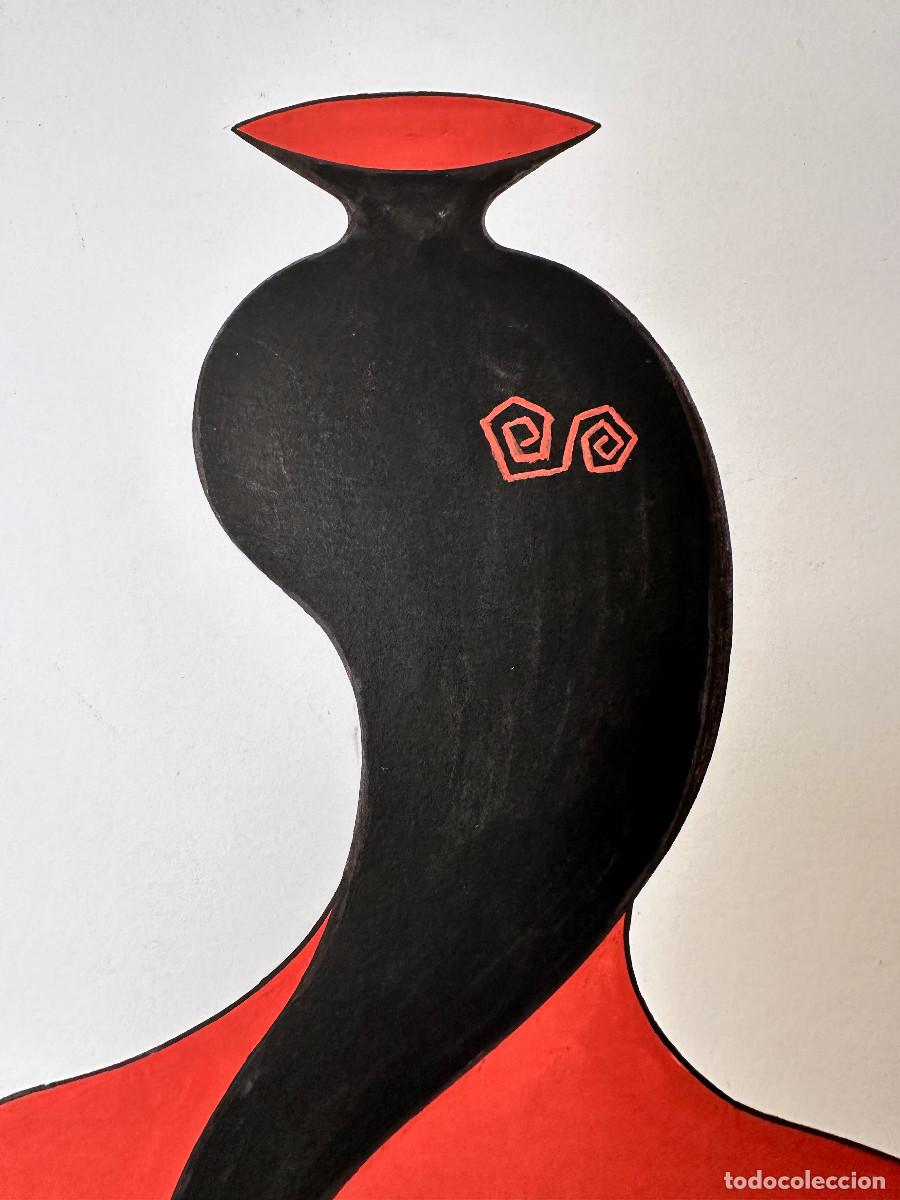 Arte: L&Aacute;MINA DE TEMPERA ABTRASTO - Foto 2