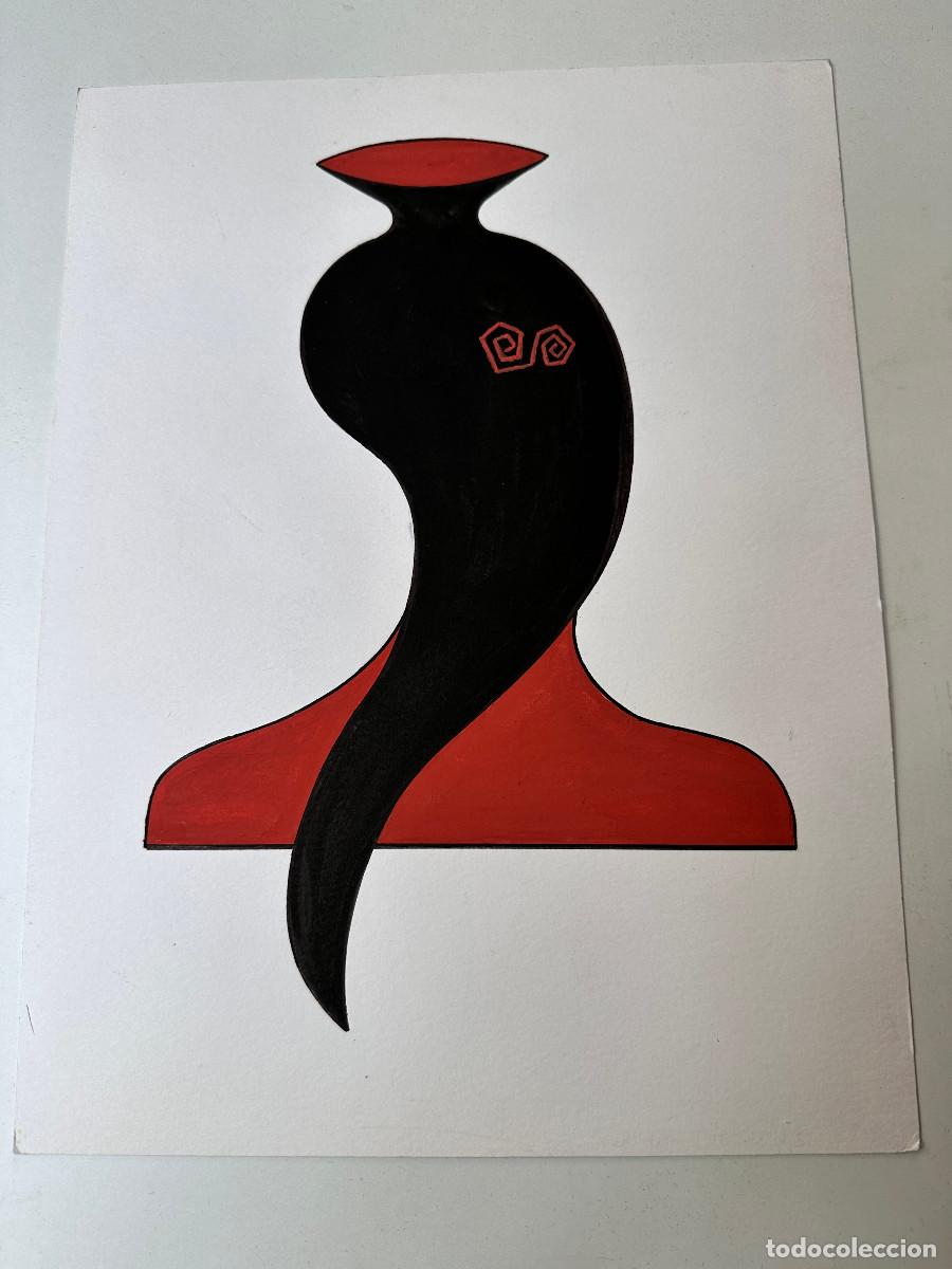 Arte: L&Aacute;MINA DE TEMPERA ABTRASTO - Foto 3