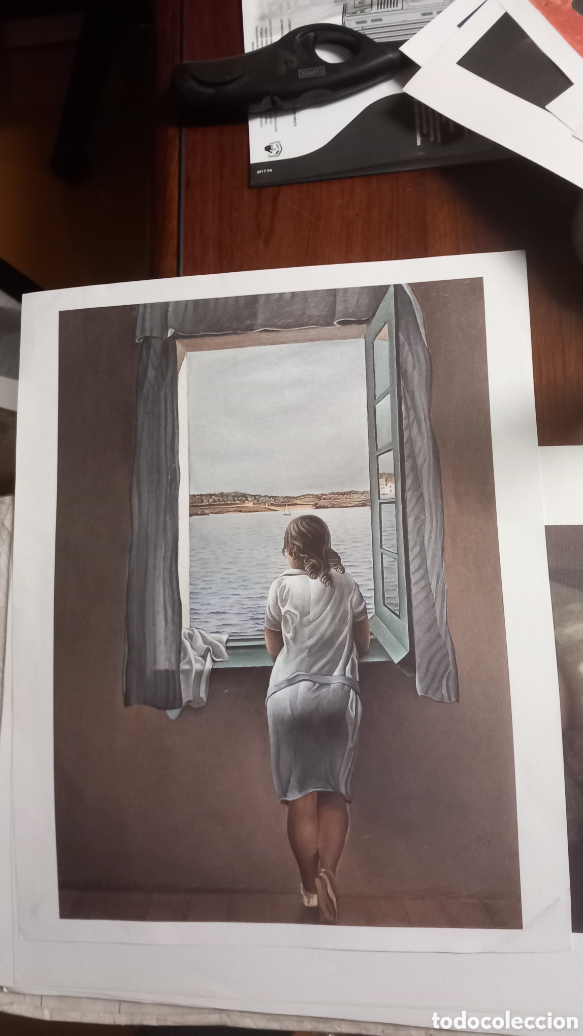 Arte: Muchacha a la ventana Dali - Foto 1