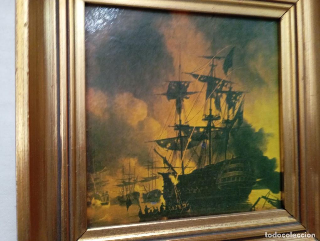 Arte: cuadro con lamina de barcos - Foto 2