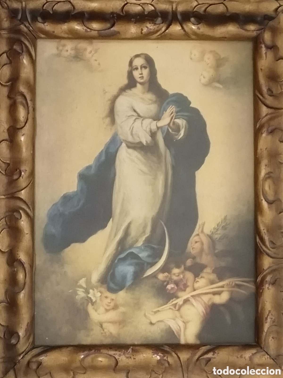 Arte: LA INMACULADA CONCEPCI&Oacute;N DE MURILLO 40x32 cm - Foto 2