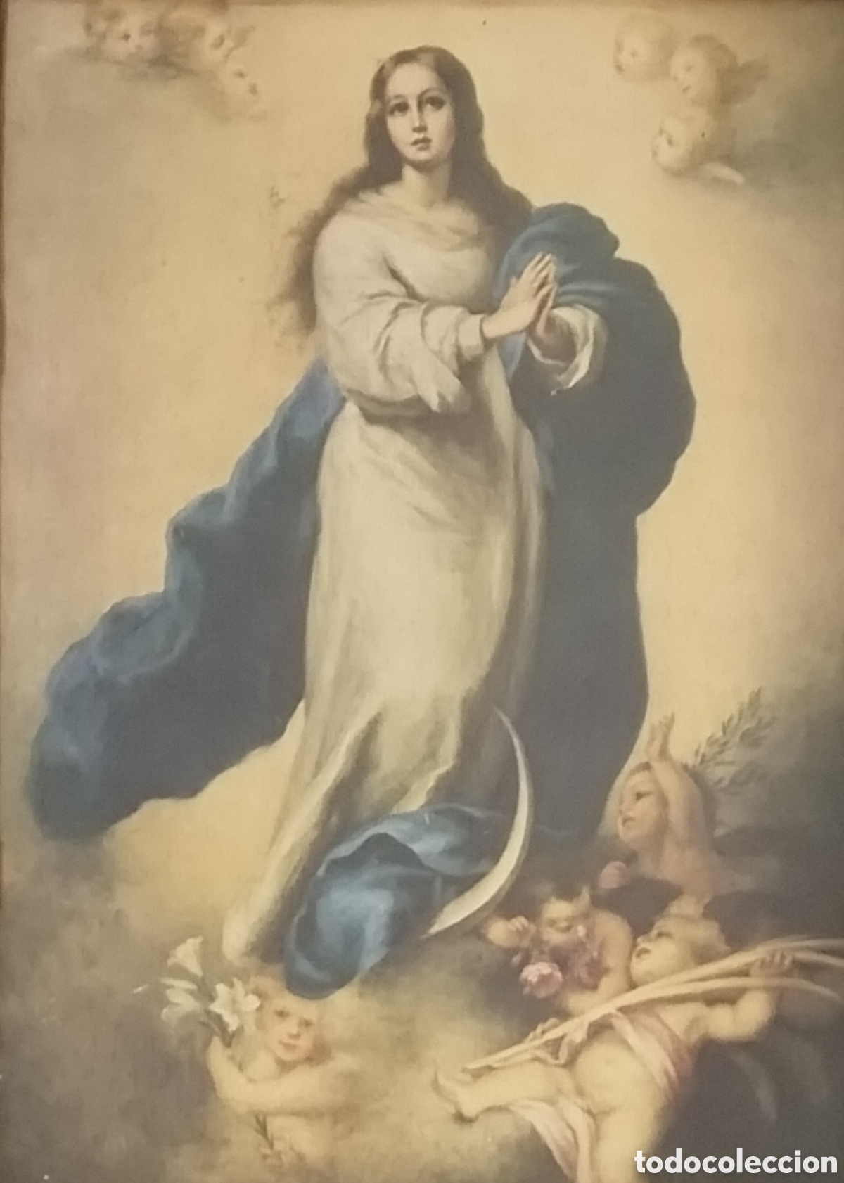 Arte: LA INMACULADA CONCEPCI&Oacute;N DE MURILLO 40x32 cm - Foto 1