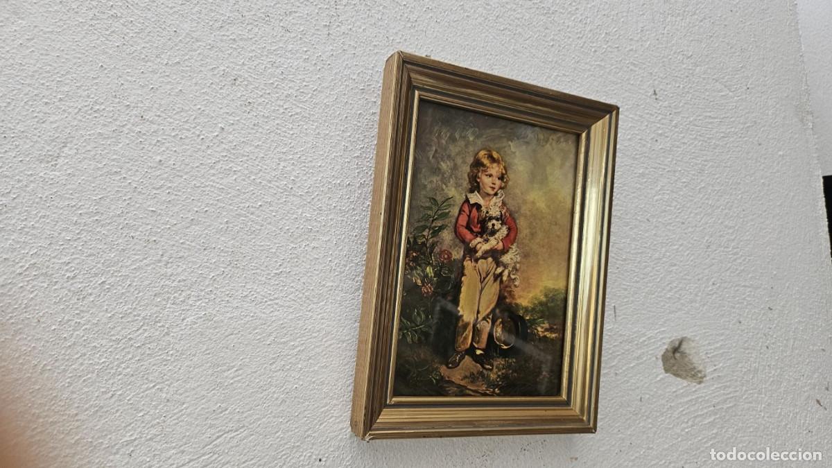 Arte: cuadro con lamina ni&ntilde;a - Foto 1