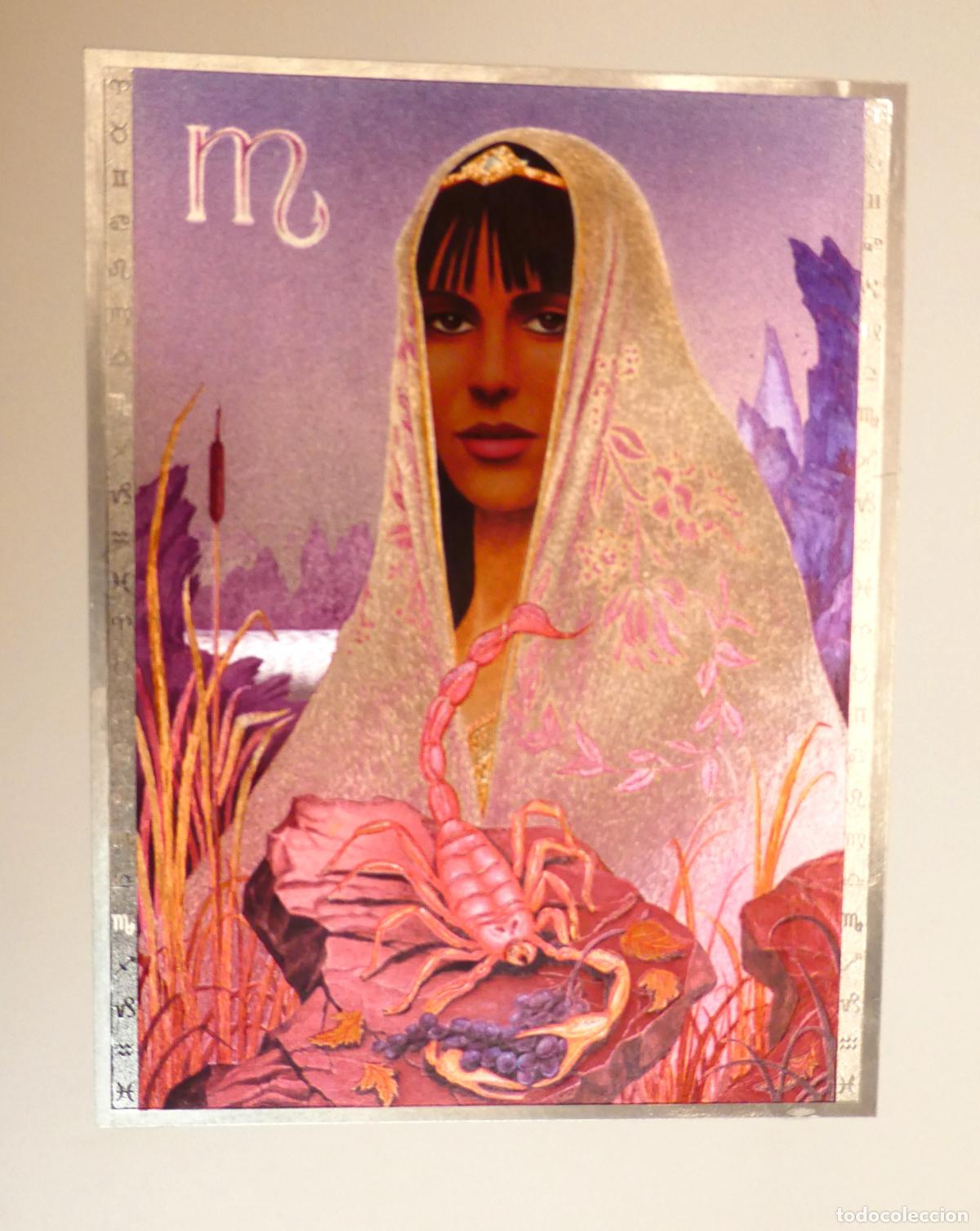 Arte: L&aacute;mina signo Escorpio efecto tridimensional - Foto 1