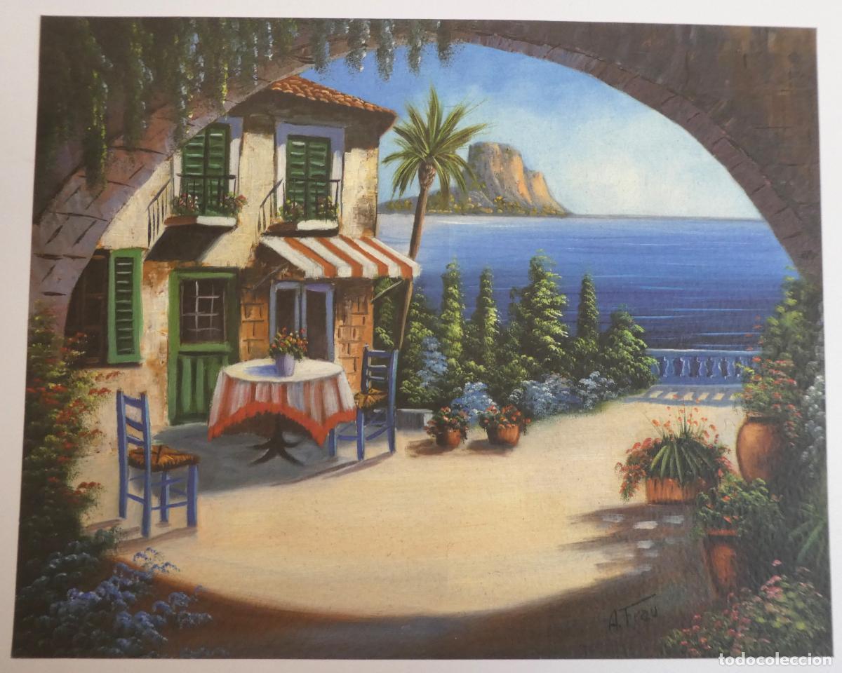Arte: L&aacute;mina de la Villa de Calpe - Foto 1