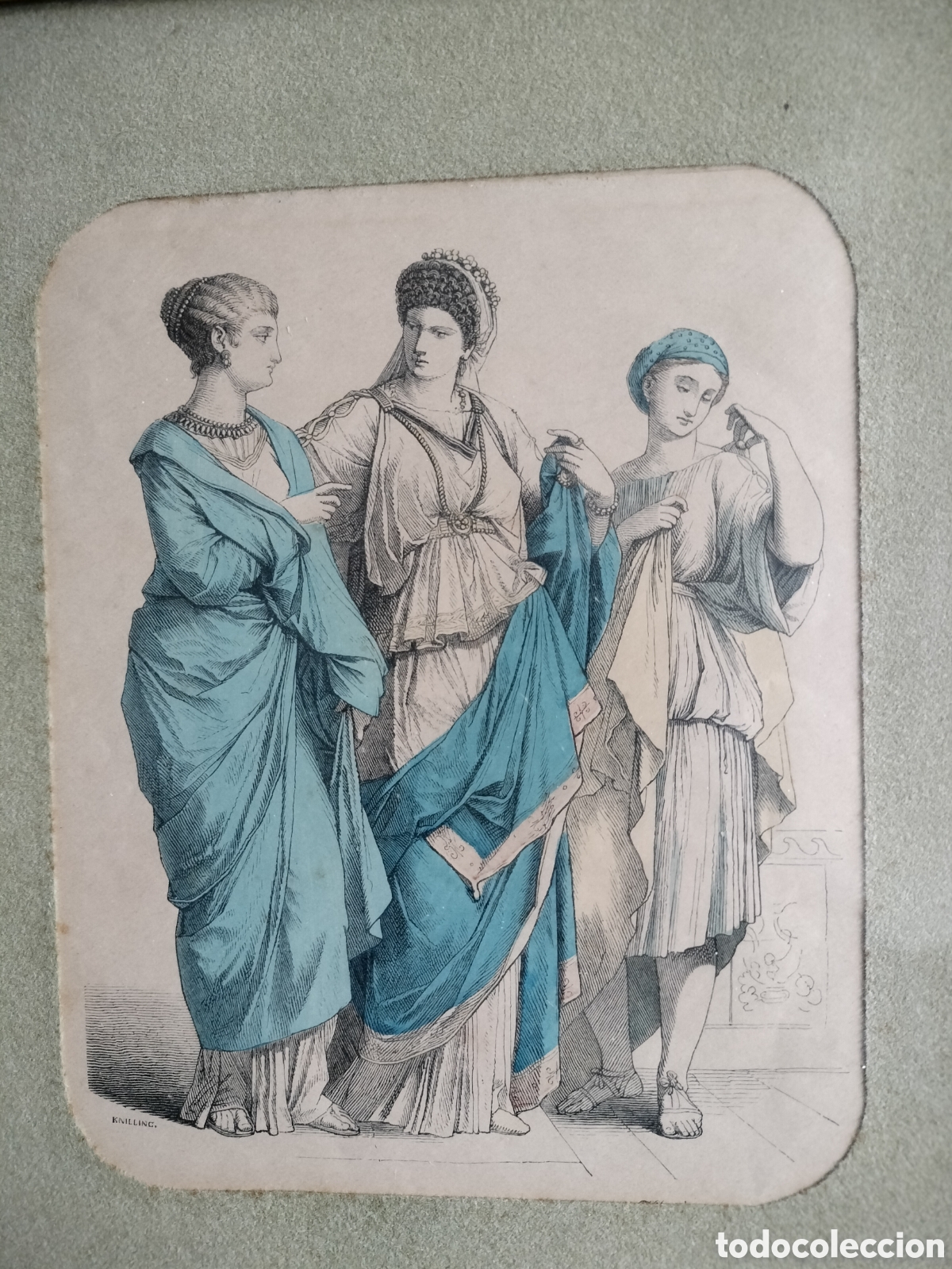 Arte: Lamina antigua enmarcada - Foto 2
