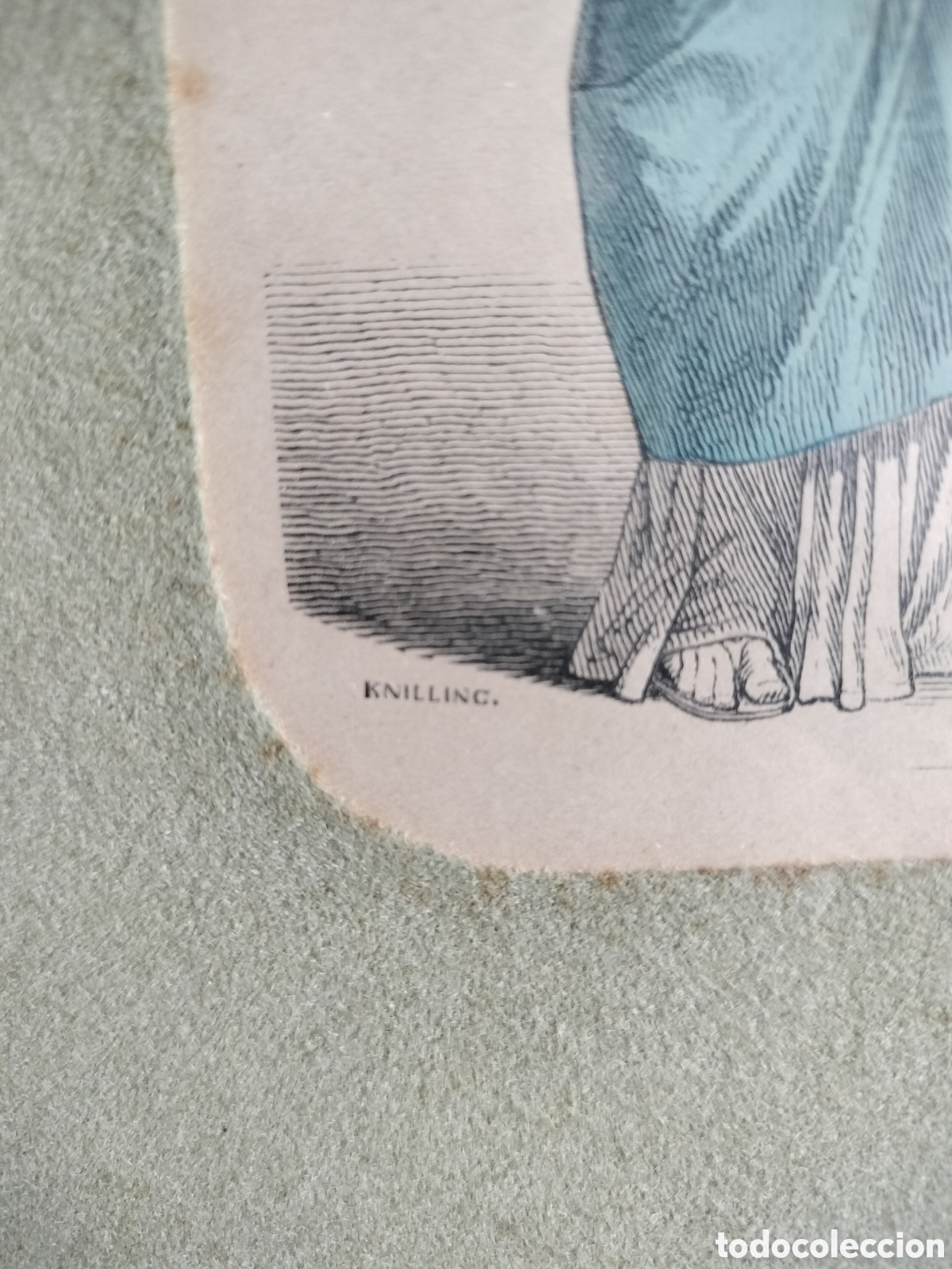 Arte: Lamina antigua enmarcada - Foto 3
