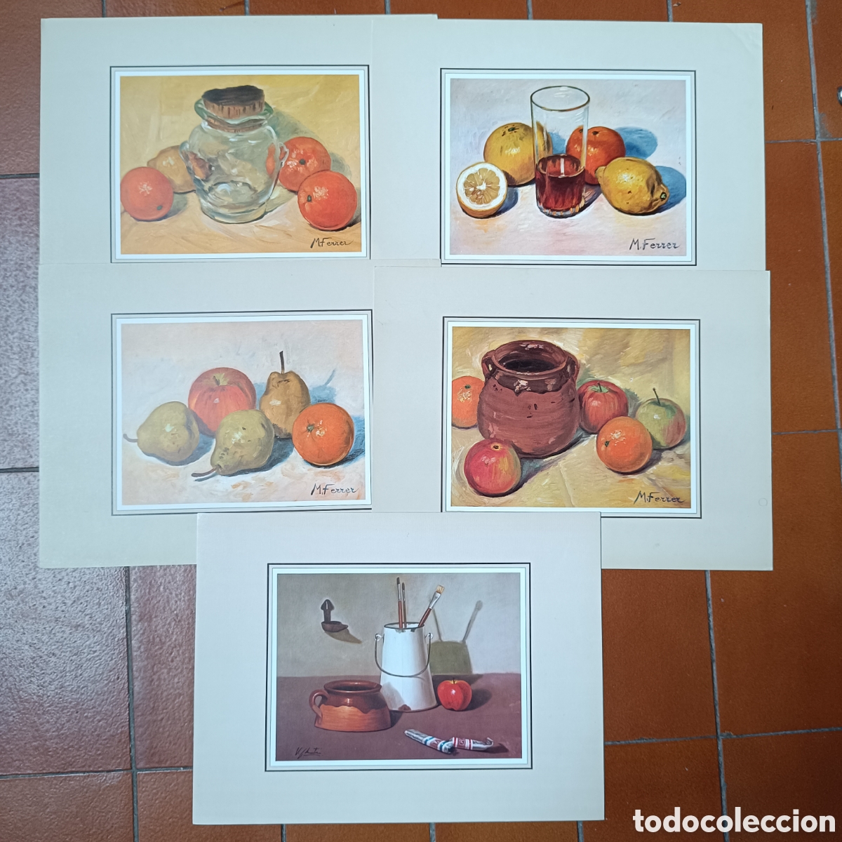 Arte: 5 L&aacute;minas bodeg&oacute;n por M. Ferrer - Foto 12