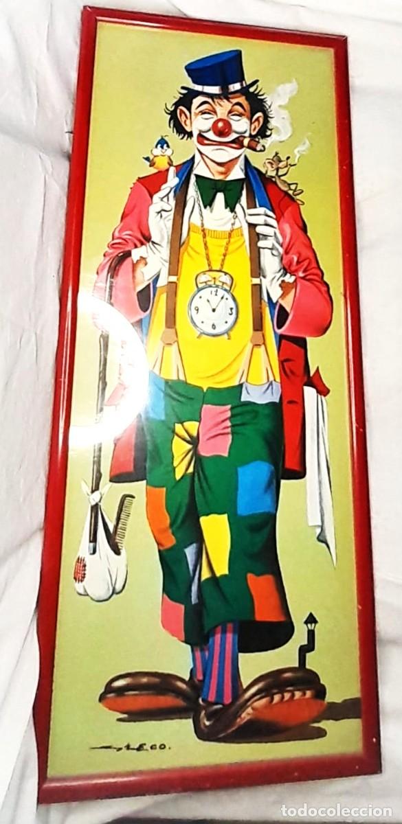 Arte: Cuadro, Lamina, Payaso. Decada del 70. Retro. - Foto 1