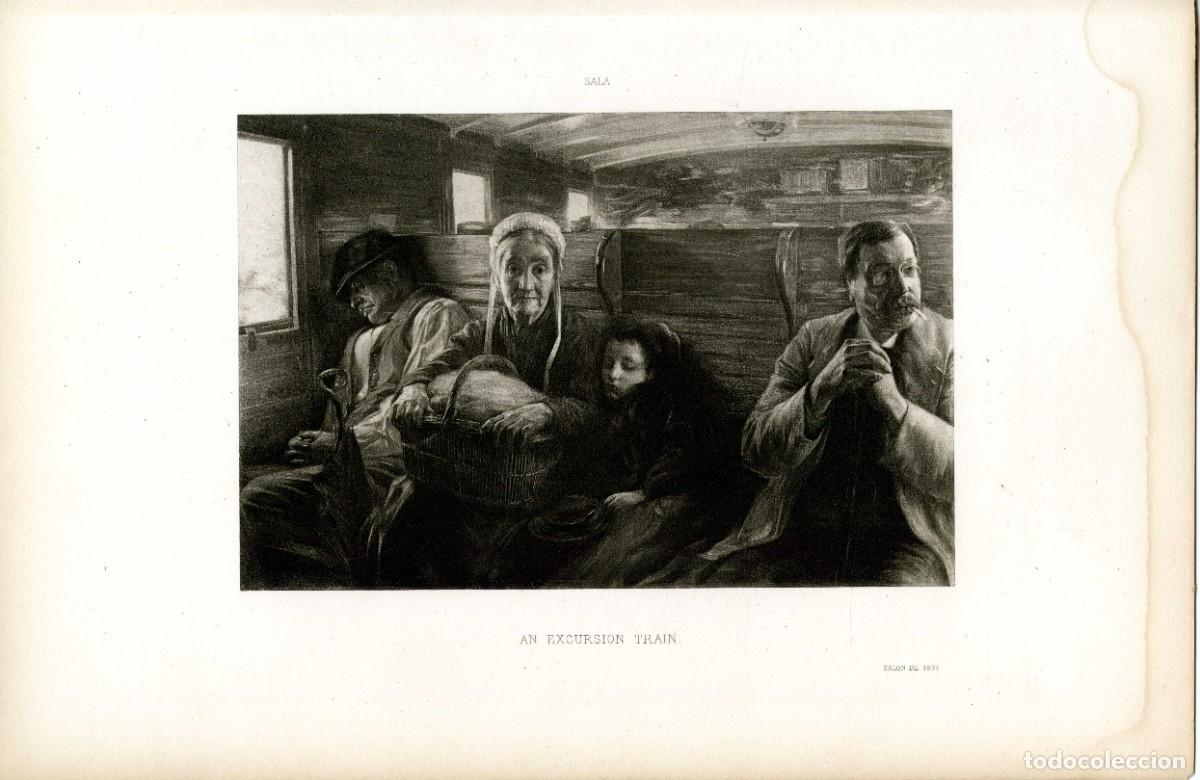 Arte: Emilio Sala. An Excursion Train. 1894 - Foto 1