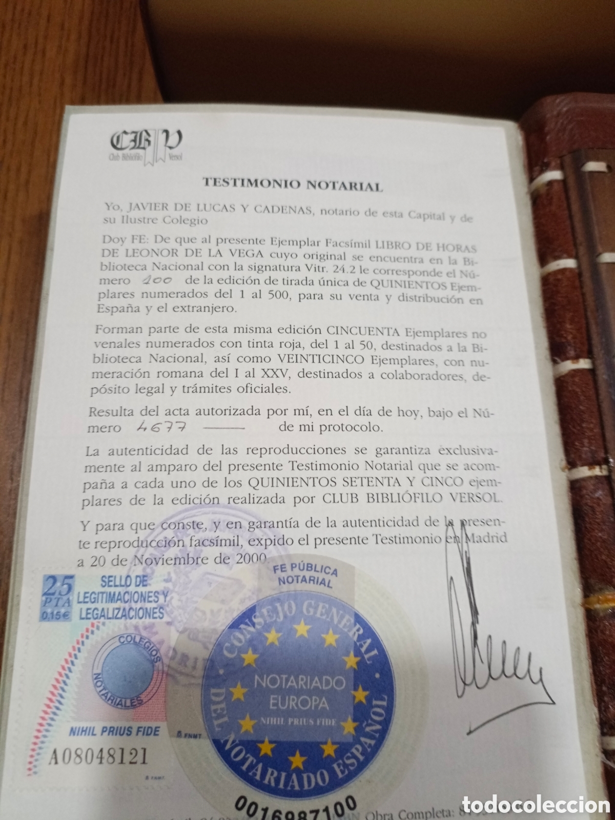 Arte: LIBRO DE HORAS LEONOR DE LA VEGA - Foto 6