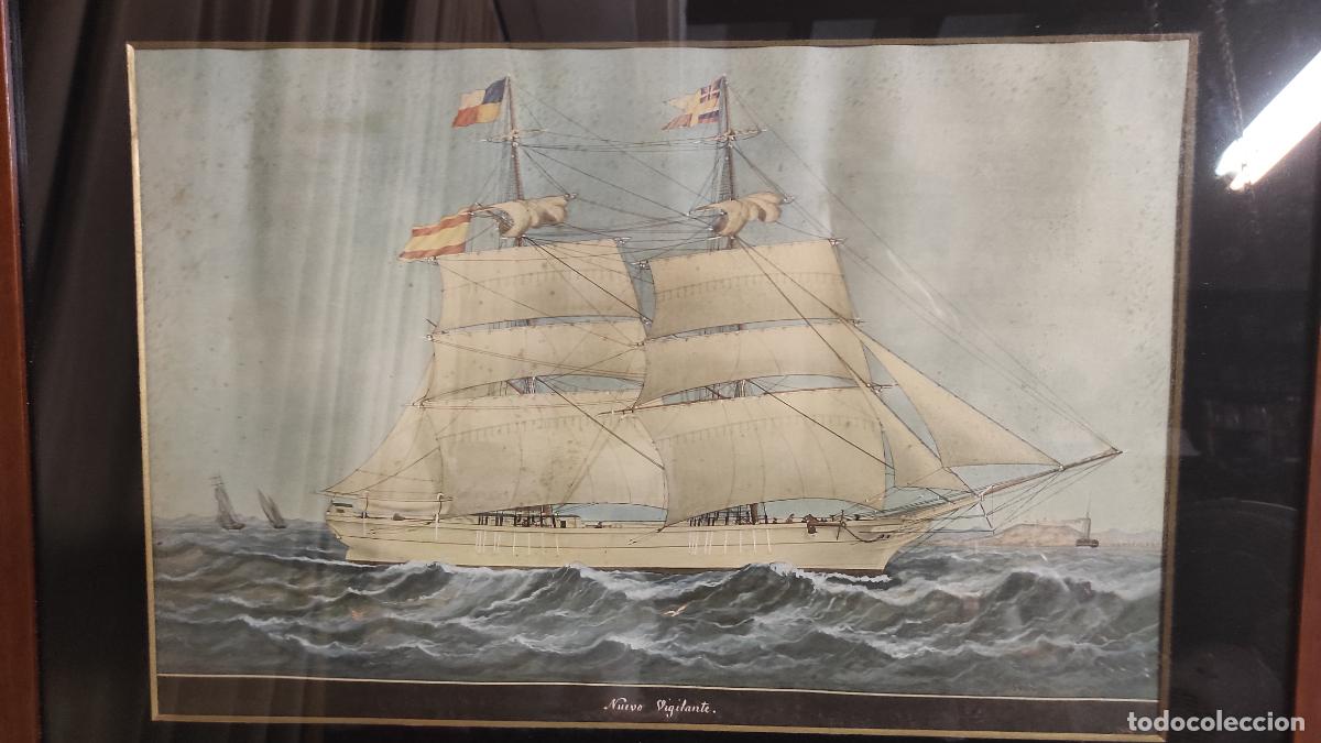 Arte: lamina enmarcada de barco - Foto 2