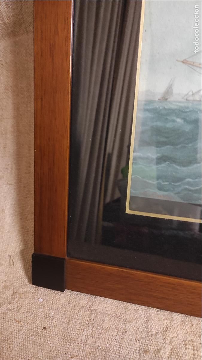Arte: lamina enmarcada de barco - Foto 2