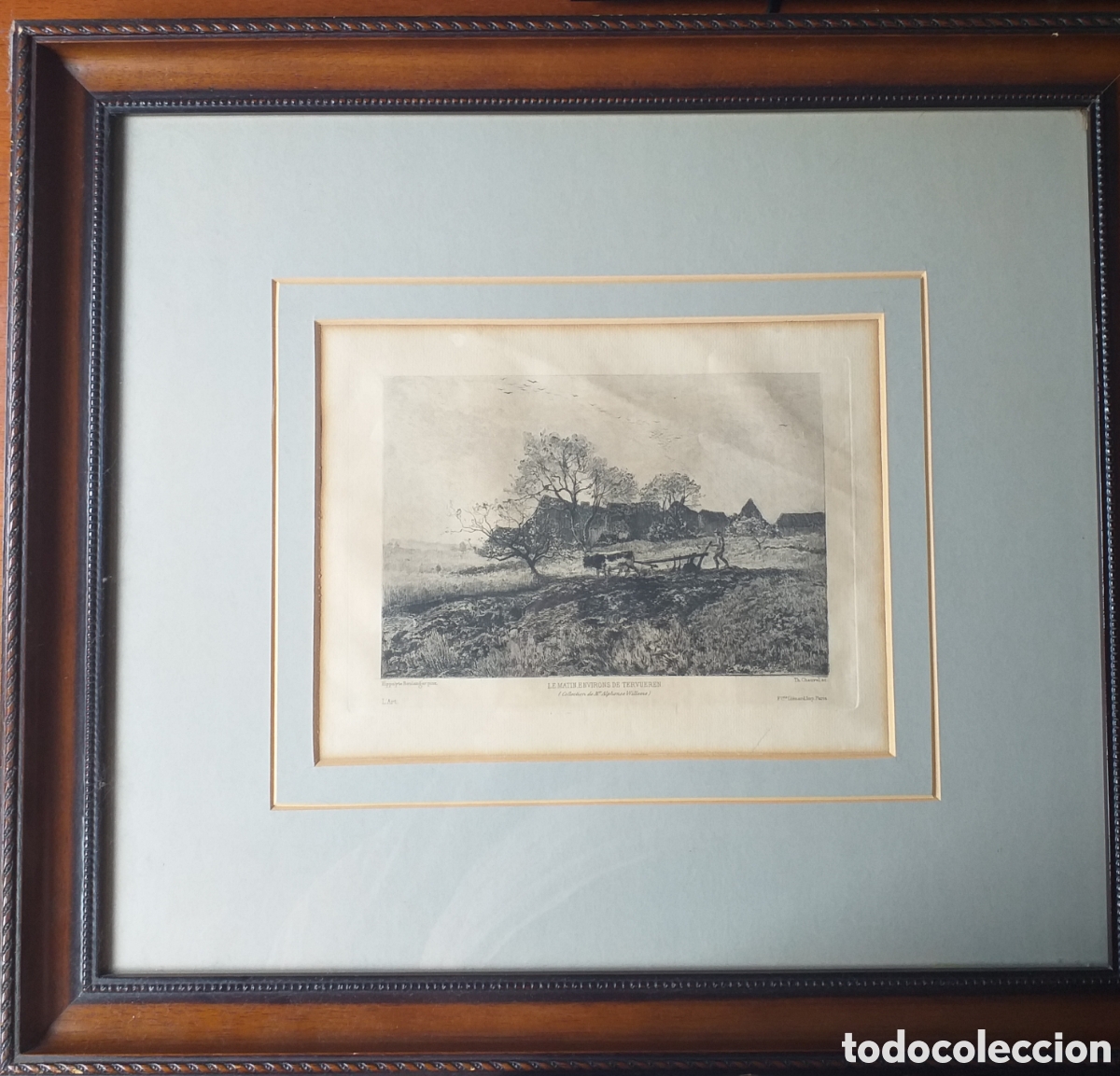Arte: Cuadro de Grabado 1875 - Foto 2