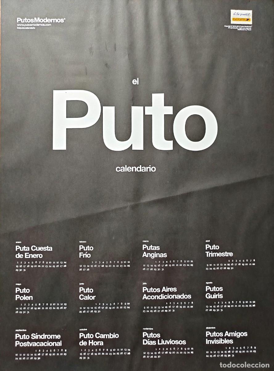Arte: El Puto calendario. Moderrnos, - Foto 2