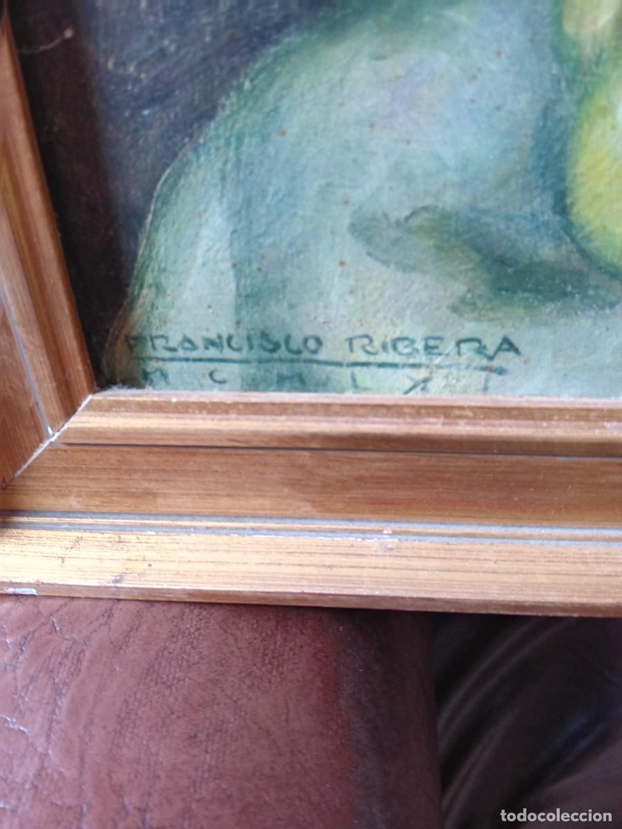 Arte: Mujer con jofaina manzanas y peras de Francisco Rivera - Foto 4