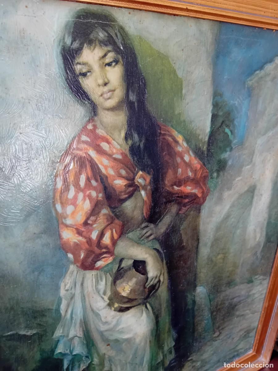 Arte: Mujer con c&aacute;ntaros de cobre de Francisco Rivera - Foto 2