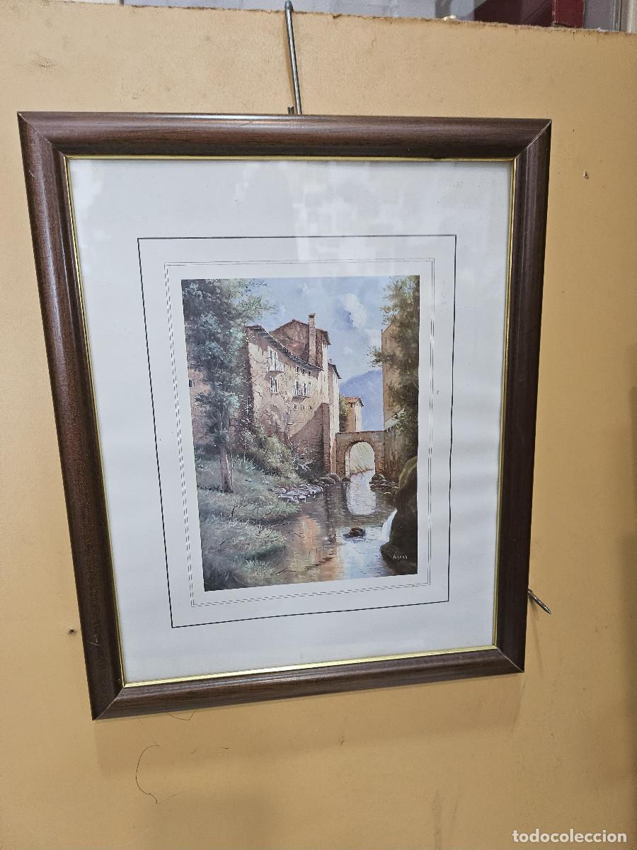 Arte: cuadro con laminas de los a&ntilde;os 70 - Foto 1