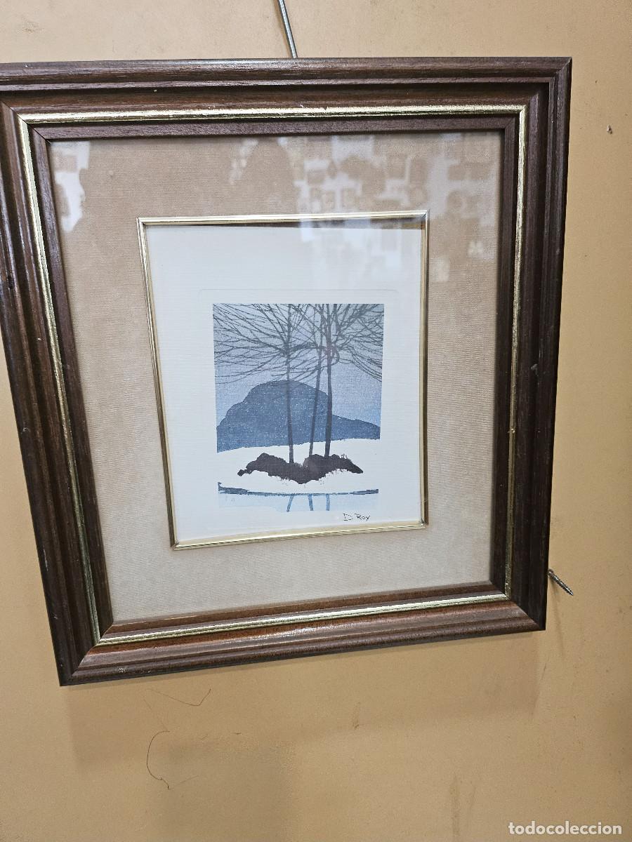 Arte: cuadro con laminas de los a&ntilde;os 70 - Foto 1