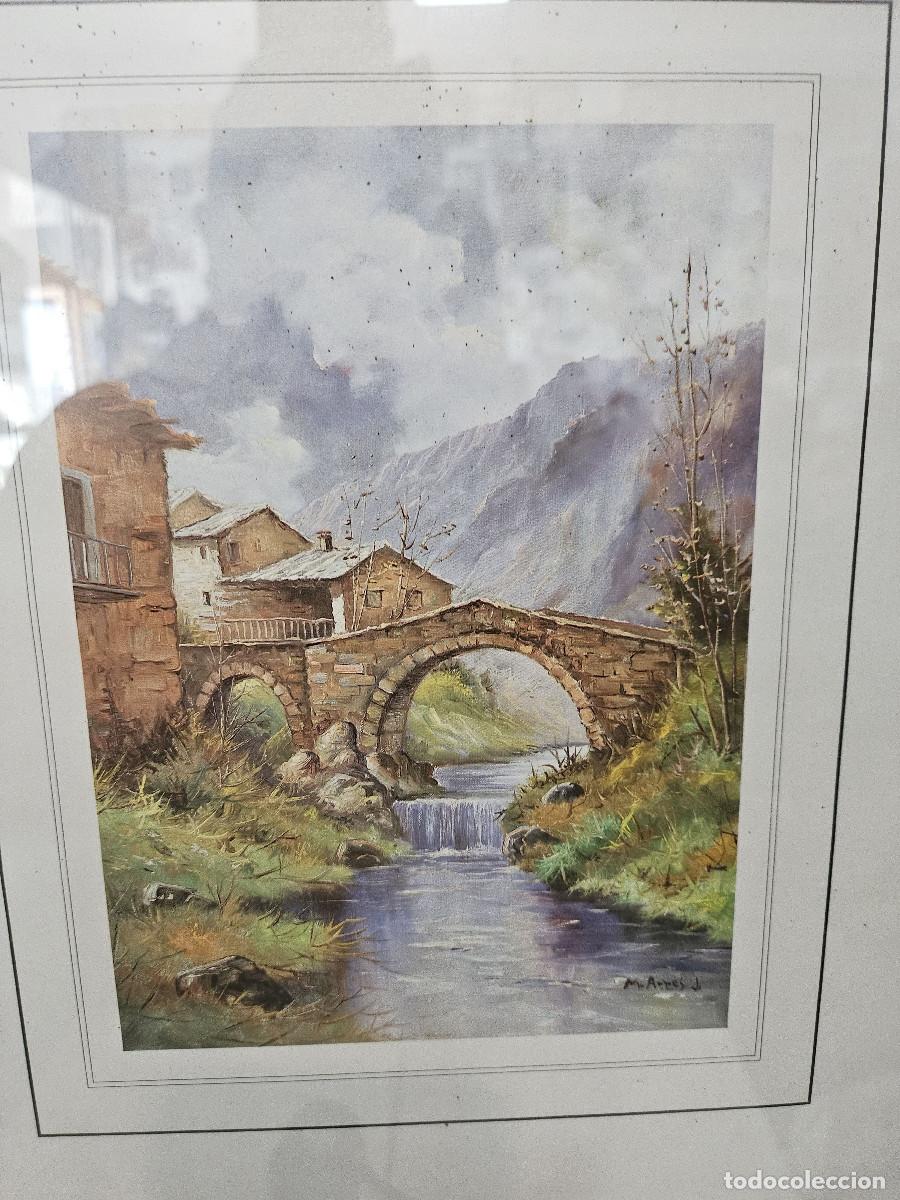 Arte: cuadro con laminas de los a&ntilde;os 70 - Foto 2