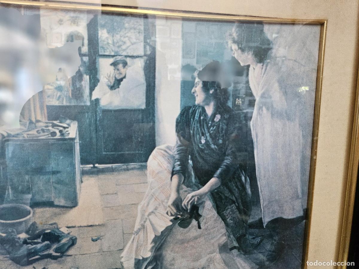Arte: cuadro con laminas de los a&ntilde;os 70 - Foto 2
