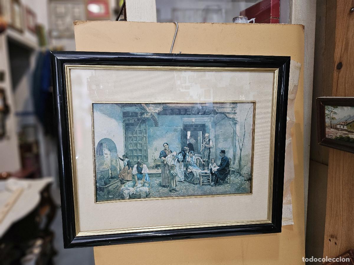 Arte: cuadro con laminas de los a&ntilde;os 70 - Foto 1