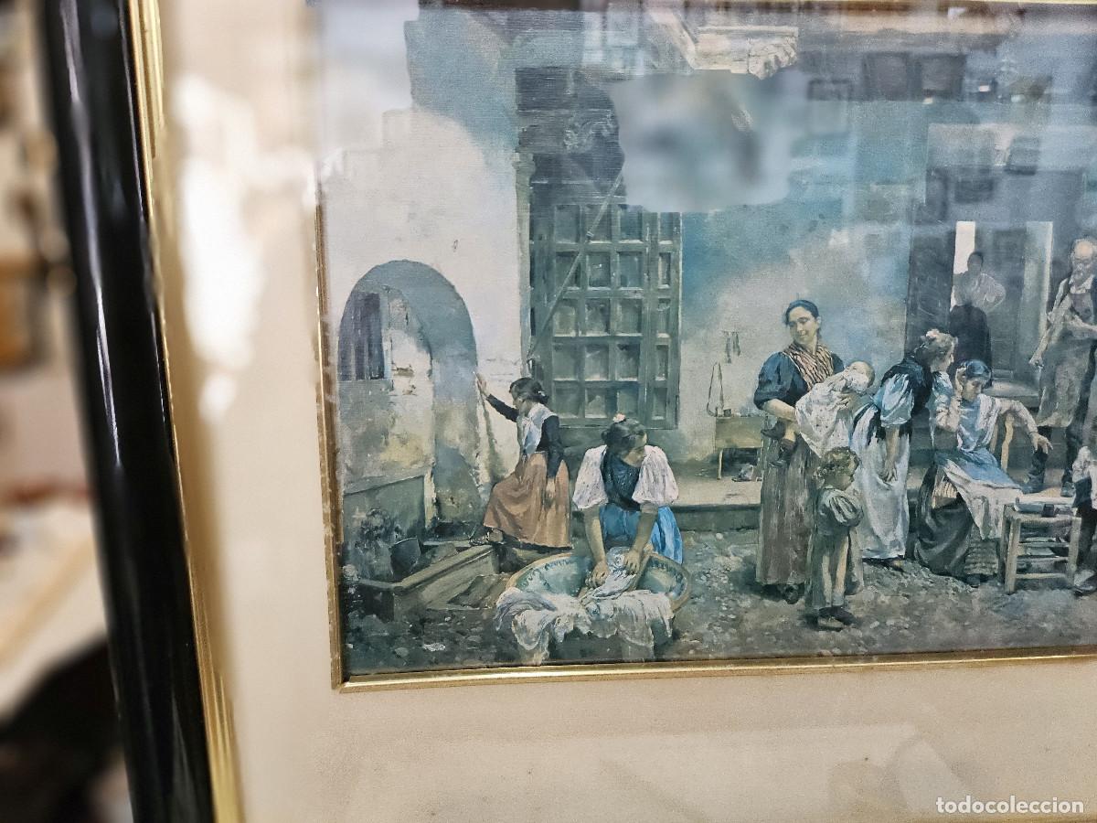 Arte: cuadro con laminas de los a&ntilde;os 70 - Foto 2