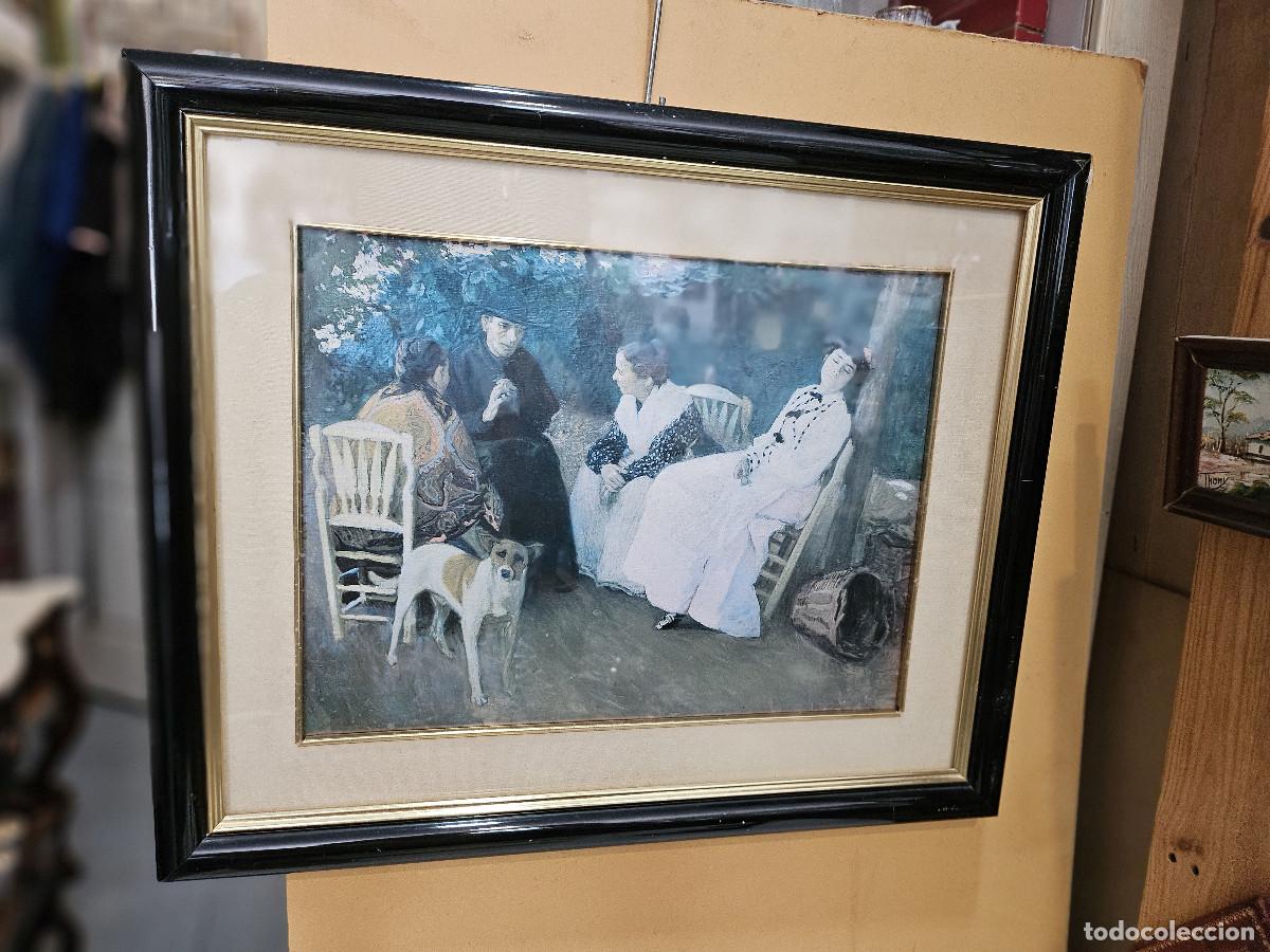Arte: cuadro con laminas de los a&ntilde;os 70 - Foto 1