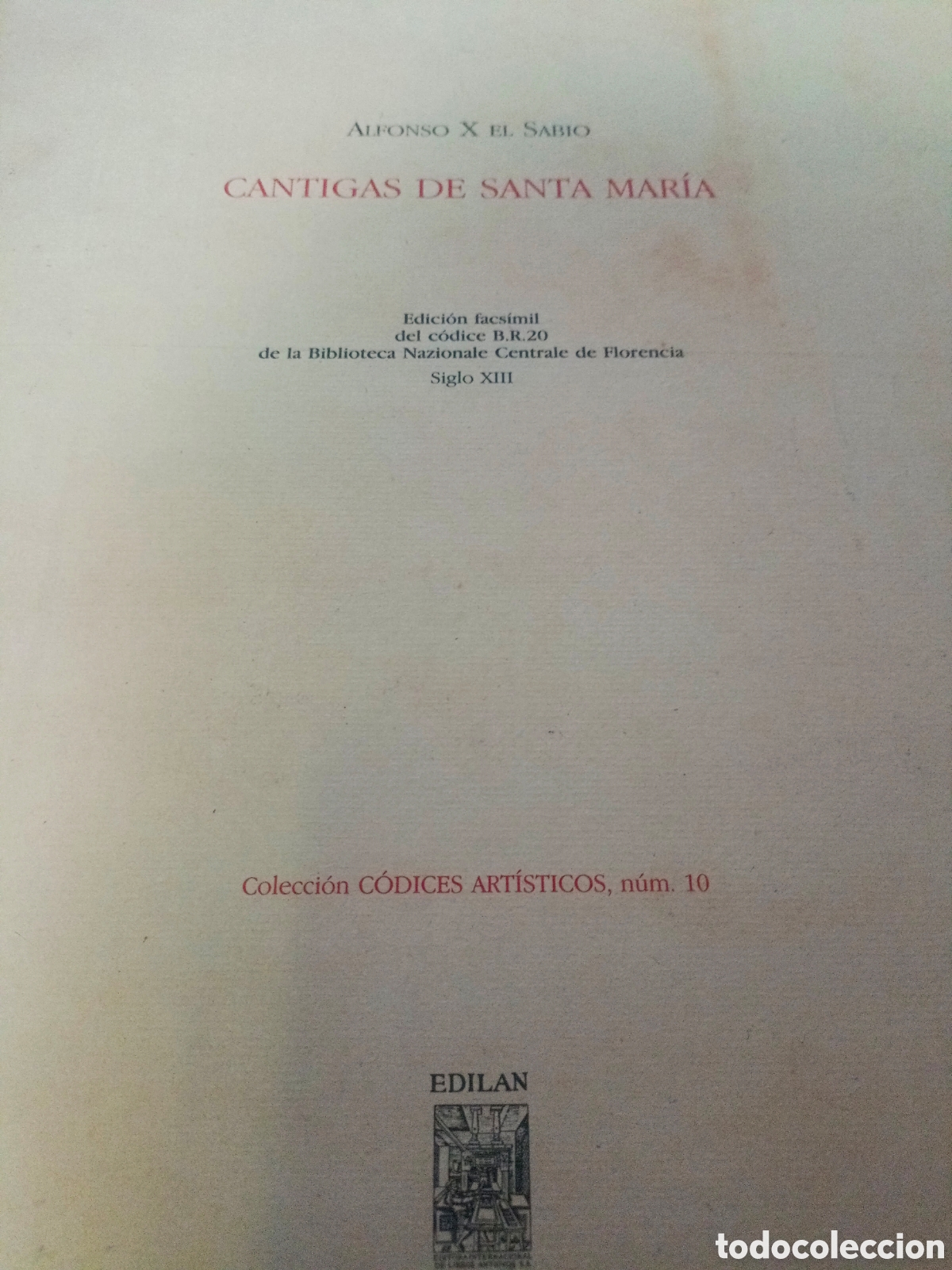 Arte: FACS&Iacute;MIL CANTIGAS DE SANTA MAR&Iacute;A - Foto 7