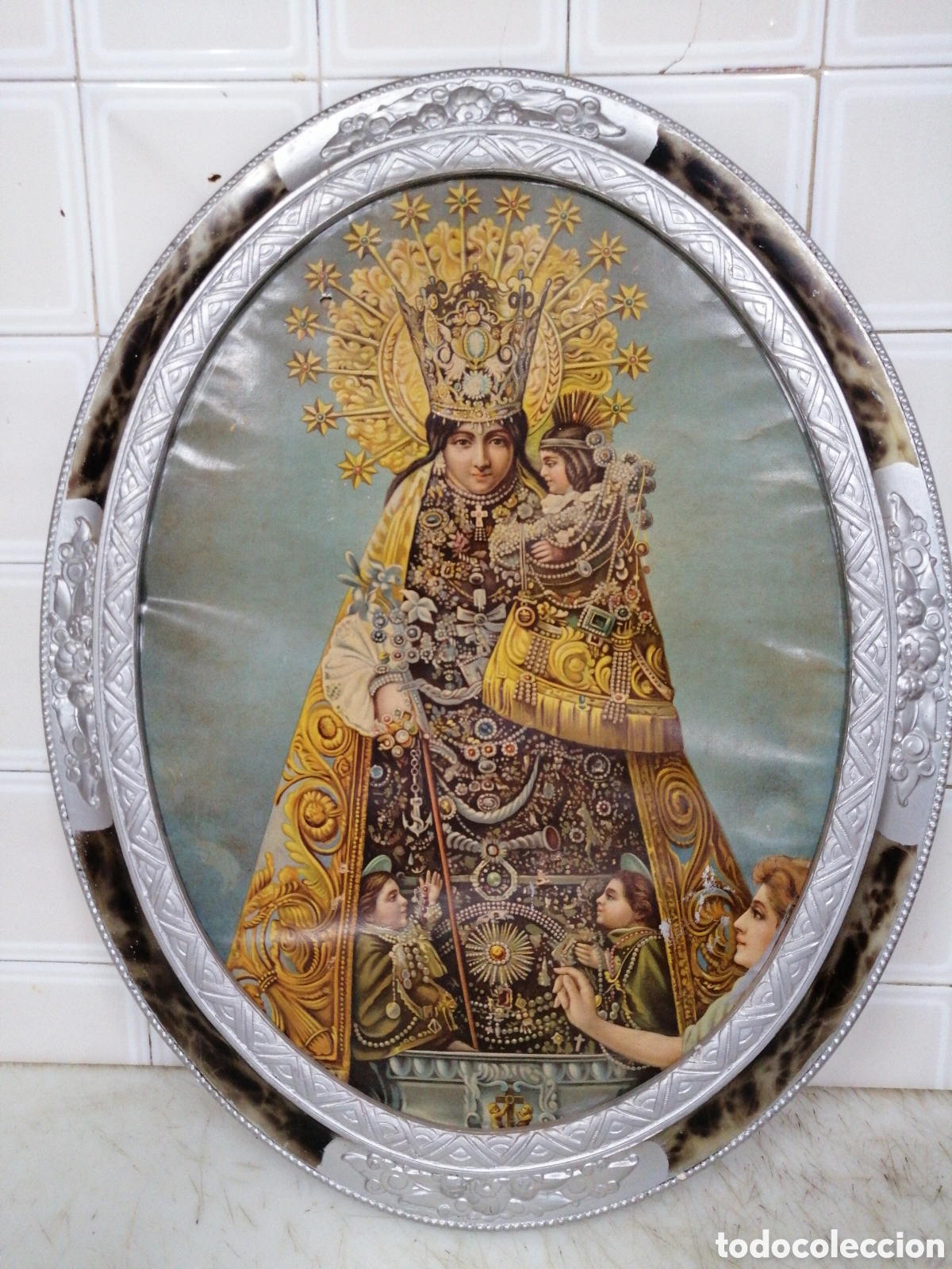 Arte: Cuadro virgen de los Desamparados - Foto 1