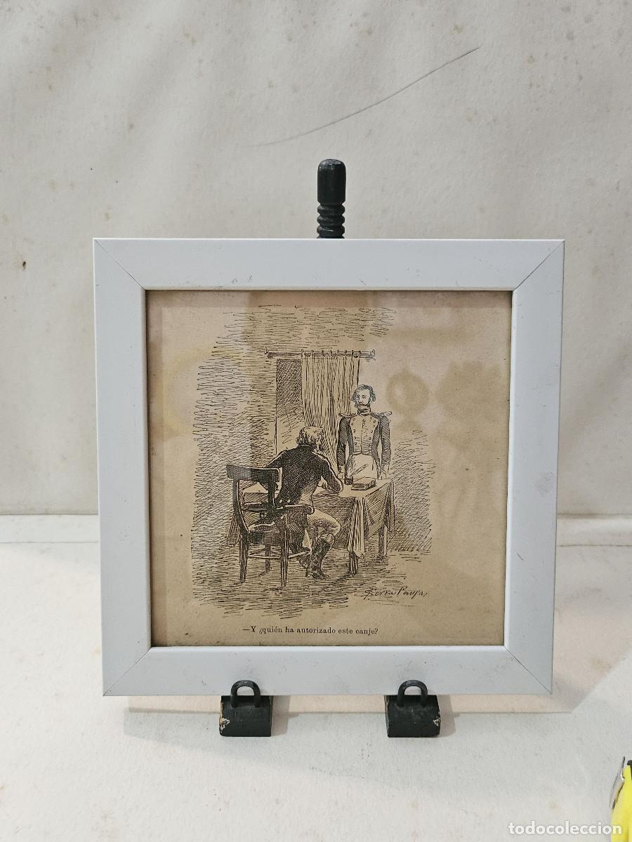 Arte: cuadro con granado antiguo - Foto 1