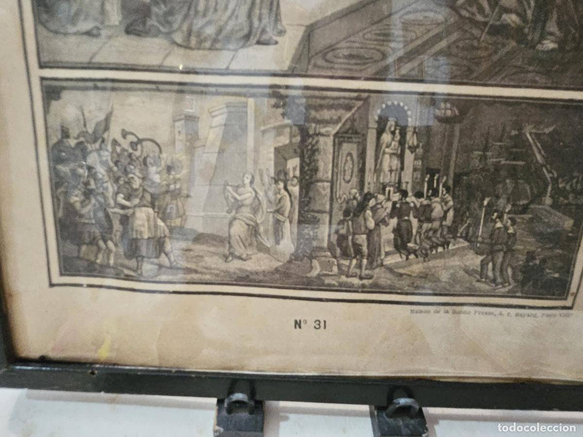 Arte: cuadro con granado antiguo religioso - Foto 4