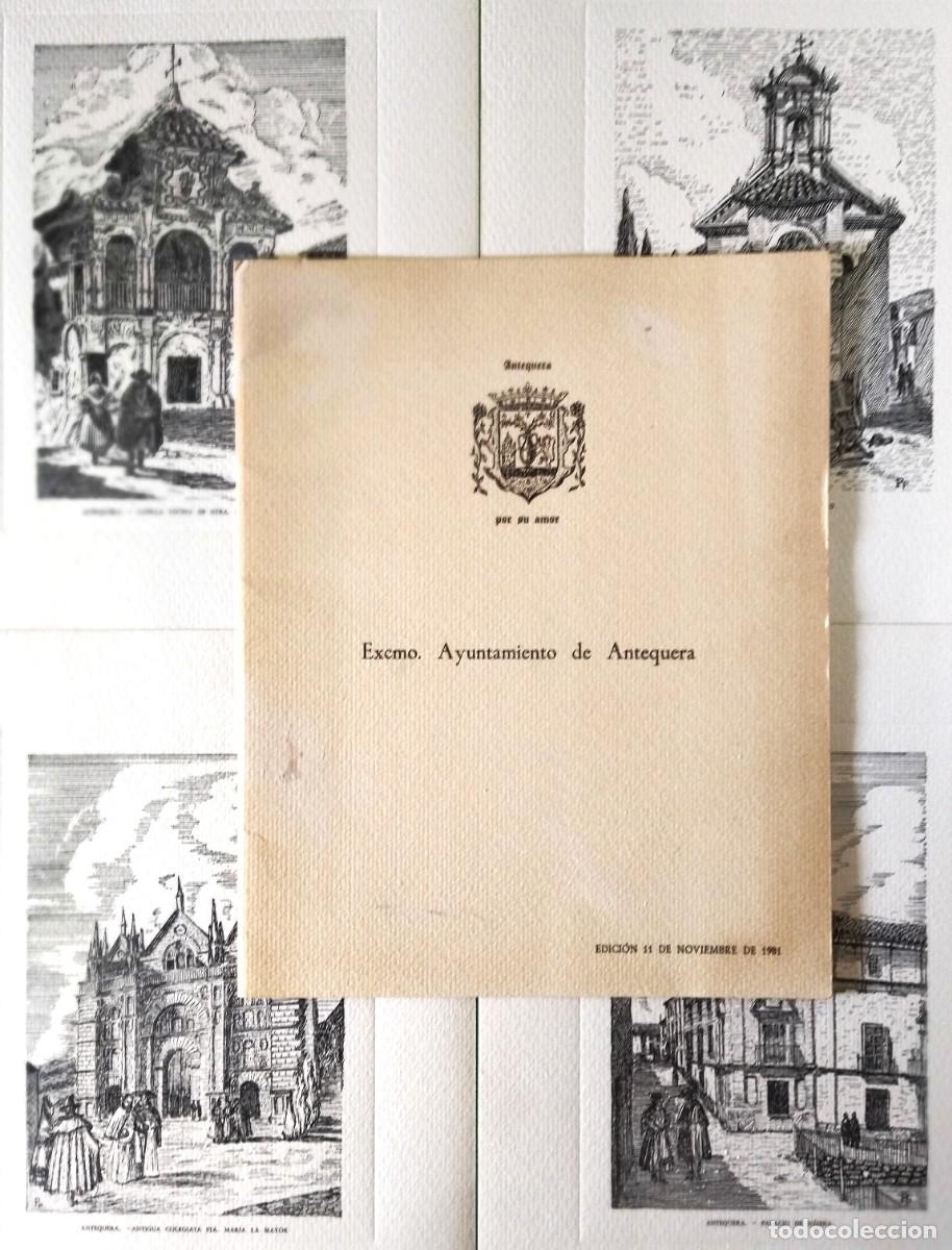 Arte: 4 LAMINAS DE MONUMENTOS DE ANTEQUERA - Foto 1