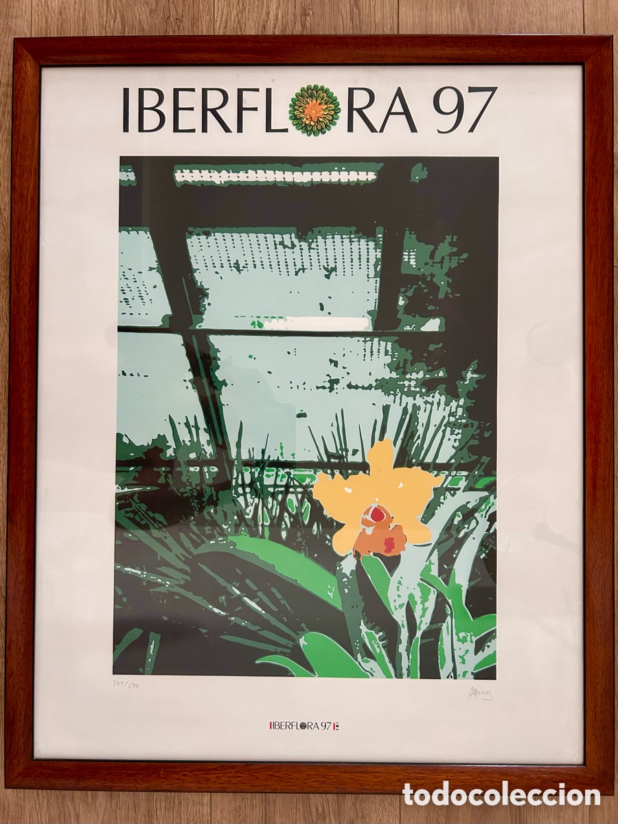 Arte: Cartel Original Iberflora &lsquo;97, Numerado