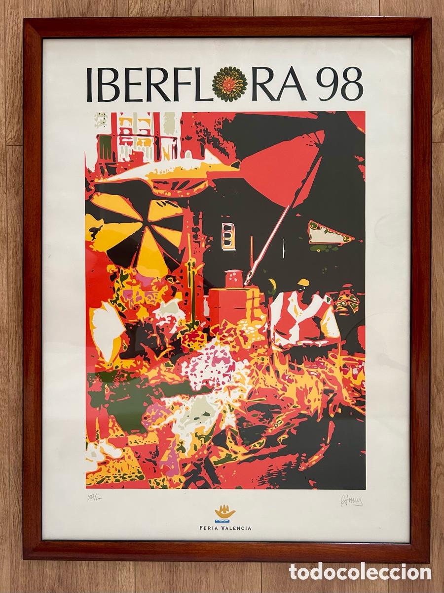 Arte: Cartel Original Iberflora &lsquo;98, Numerado