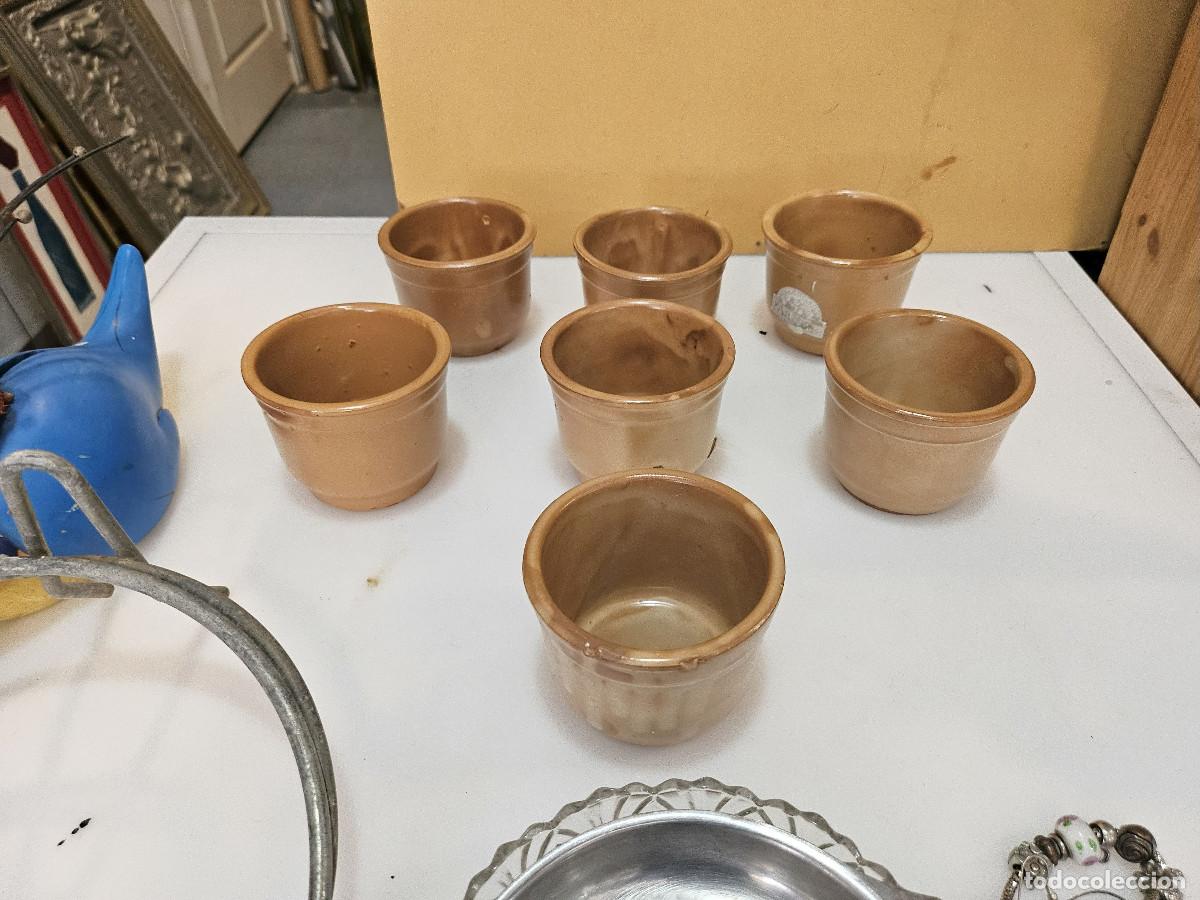 Arte: 8 vasos de ceramica clara - Foto 1