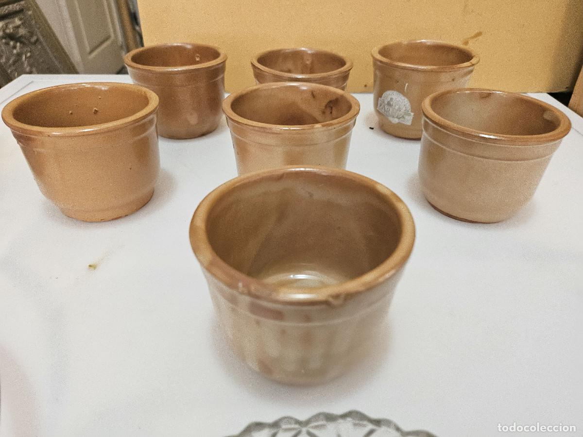 Arte: 8 vasos de ceramica clara - Foto 2