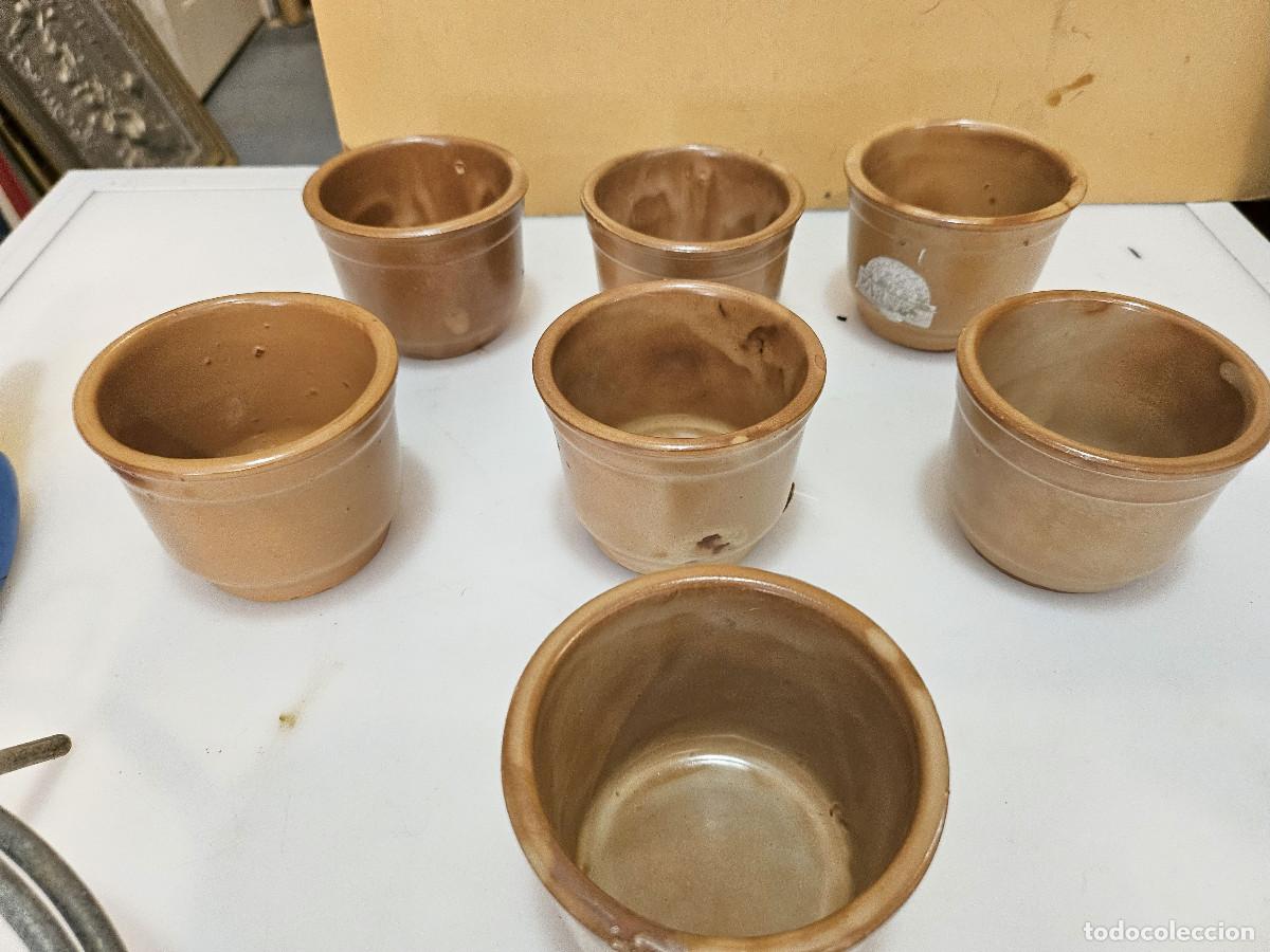Arte: 8 vasos de ceramica clara - Foto 3