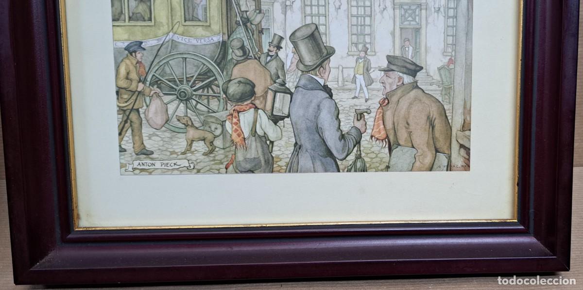 Arte: Antigua Lamina, Anton Pieck - Foto 3