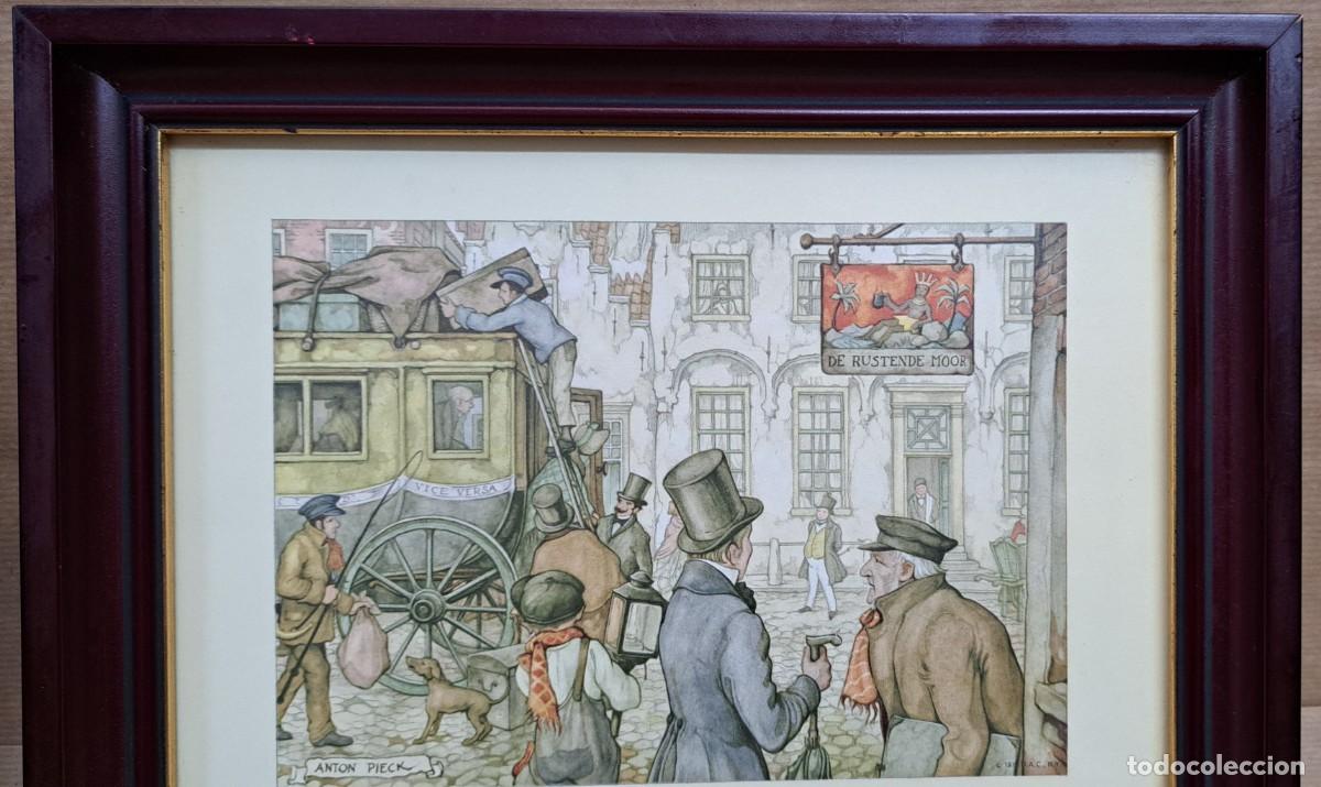 Arte: Antigua Lamina, Anton Pieck - Foto 4