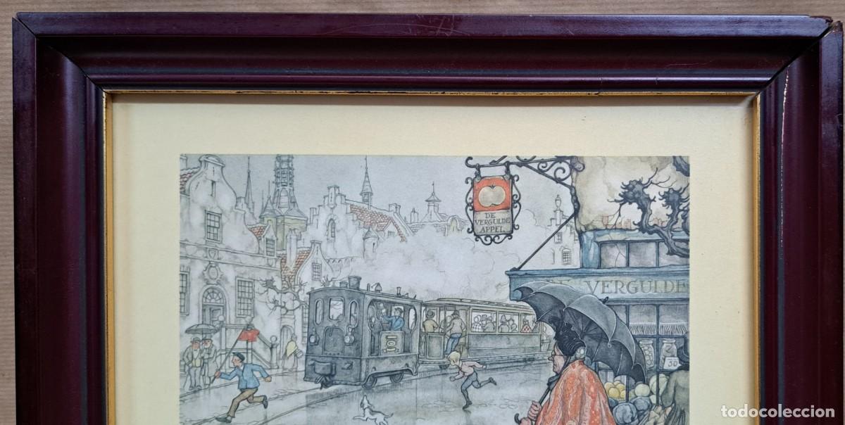 Arte: Antigua Lamina, Anton Pieck - Foto 3
