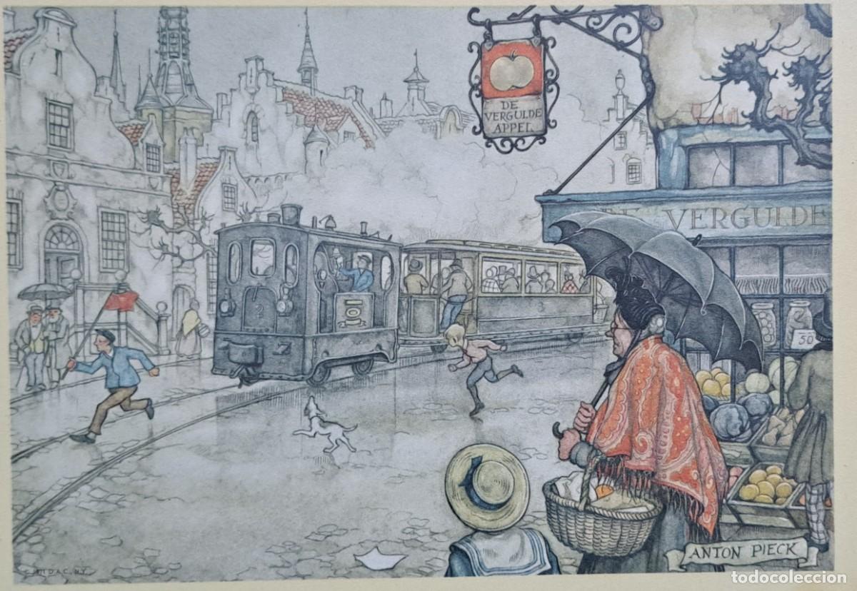 Arte: Antigua Lamina, Anton Pieck - Foto 4