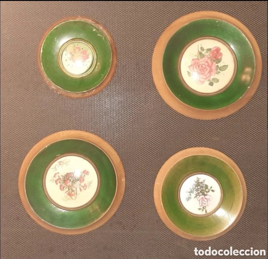 Arte: Cuadros redondos de madera - Foto 1